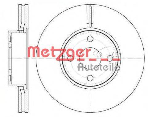Тормозной диск METZGER 6704.10