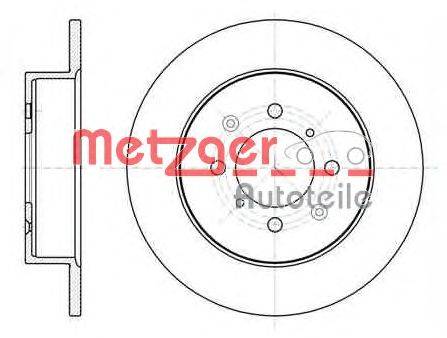 Тормозной диск METZGER 6732.00