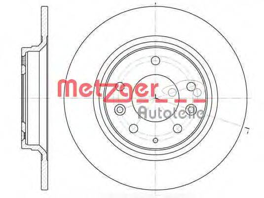 Тормозной диск METZGER 6881.00