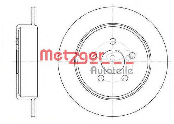 Тормозной диск METZGER 6901.00
