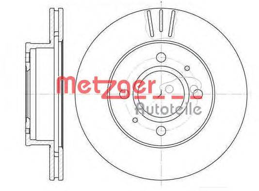 Тормозной диск METZGER 692710