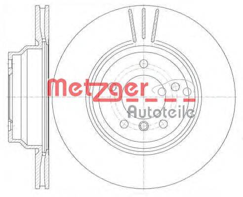 Тормозной диск METZGER 697510