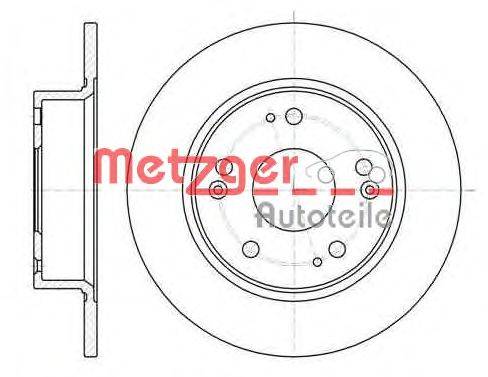 Тормозной диск METZGER 698400