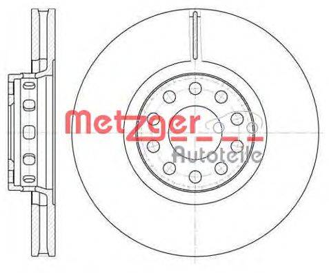Тормозной диск METZGER 659210