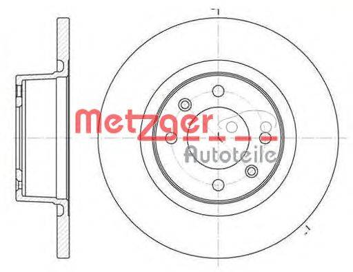Тормозной диск METZGER 660500