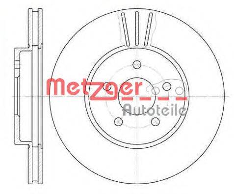 Тормозной диск METZGER 660710