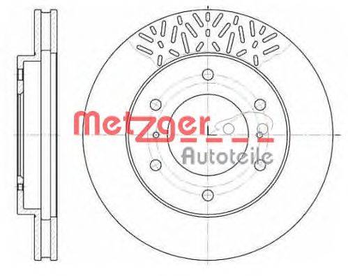 Тормозной диск METZGER 6639.10
