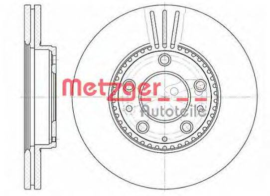 Тормозной диск METZGER 667310