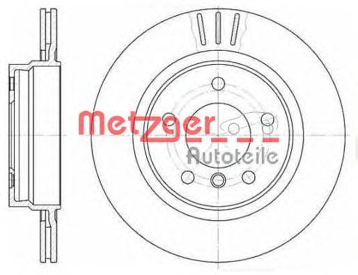 Тормозной диск METZGER 672210