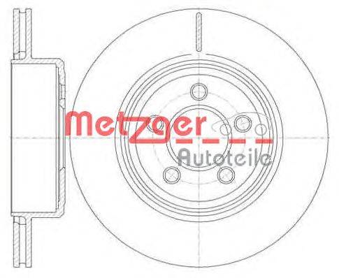 Тормозной диск METZGER 6127010