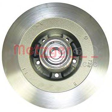 Тормозной диск METZGER 6110005