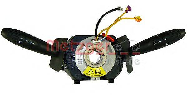 Выключатель, головной свет; Мигающий указатель; Переключатель стеклоочистителя; Выключатель на колонке рулевого управления METZGER 0916197