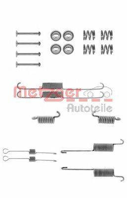 Комплектующие, тормозная колодка METZGER 1050615