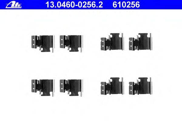 Комплектующие, колодки дискового тормоза ATE 13.0460-0256.2