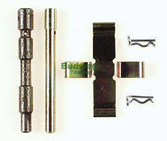 комплект принадлежностей, тормозной суппорт BUDWEG CALIPER 411052