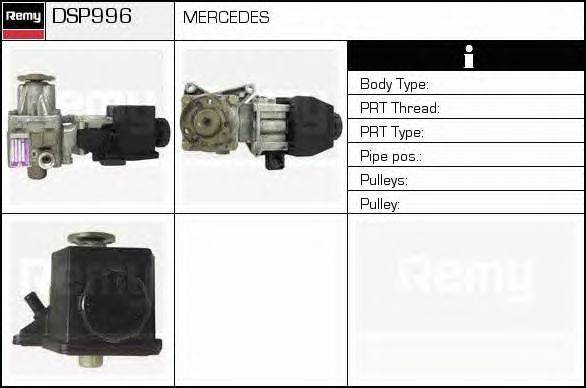 Гидравлический насос, рулевое управление DELCO REMY DSP996