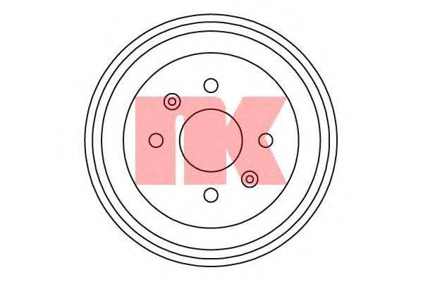 Тормозной барабан NK 255005