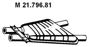 Средний глушитель выхлопных газов ERNST 290210