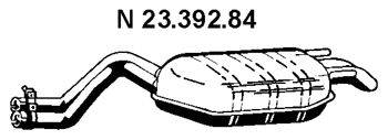 Глушитель выхлопных газов конечный EBERSPÄCHER 23.392.84