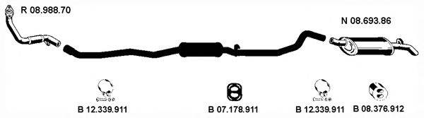 Система выпуска ОГ EBERSPÄCHER 082027