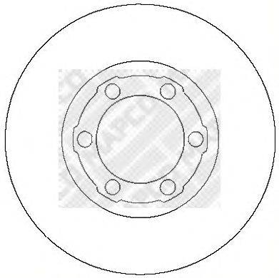 Тормозной диск MAPCO 15250