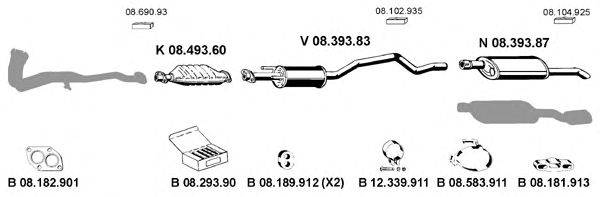 Система выпуска ОГ EBERSPÄCHER 082175