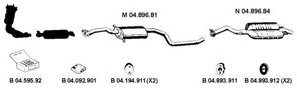 Система выпуска ОГ EBERSPÄCHER 042058