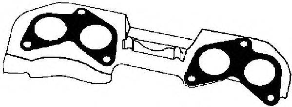 Прокладка, выпускной коллектор AJUSA 13095700