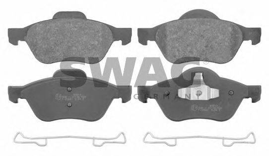 Комплект тормозных колодок, дисковый тормоз SWAG 24535