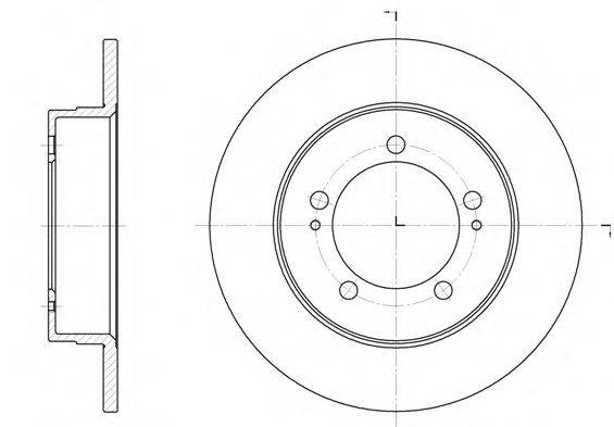 Тормозной диск ROADHOUSE 6918.00