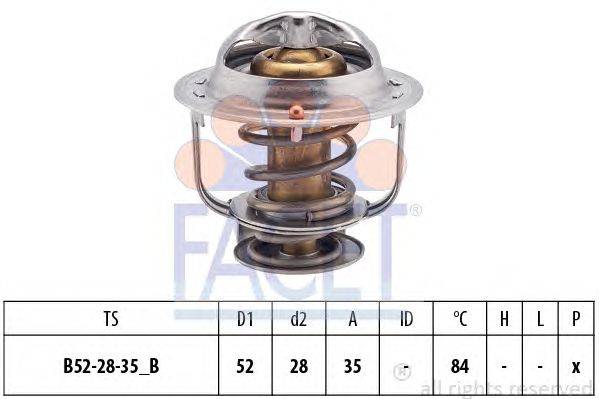 Термостат, охлаждающая жидкость FACET 7.8315