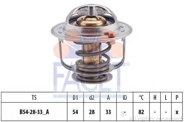 Термостат, охлаждающая жидкость FACET 7.8371