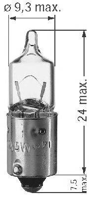 Лампа накаливания, освещение щитка приборов BERU 112100
