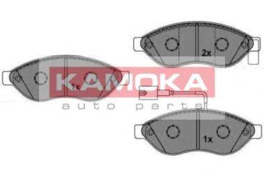 Комплект тормозных колодок, дисковый тормоз KAMOKA 101100
