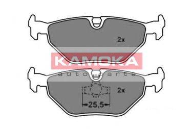 Комплект тормозных колодок, дисковый тормоз KAMOKA 20995