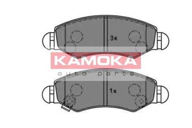 Комплект тормозных колодок, дисковый тормоз KAMOKA 23257