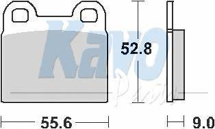 Комплект тормозных колодок KAVO PARTS BS2905