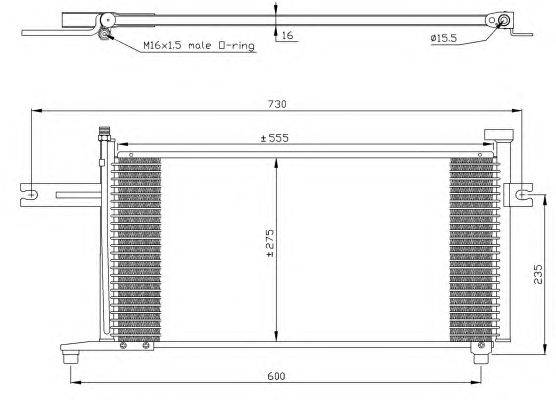 Конденсатор, кондиционер NRF 35315