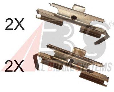 Комплектующие, колодки дискового тормоза A.B.S. 1239Q