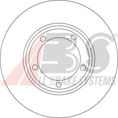 Тормозной диск A.B.S. 16670