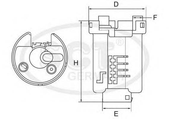 Топливный фильтр SCT Germany ST 6504