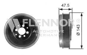 Ременный шкив, коленчатый вал FLENNOR FVD99525