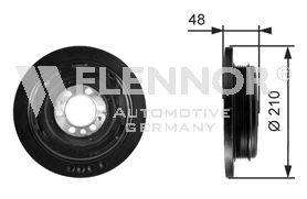 Ременный шкив, коленчатый вал FLENNOR FVD99561
