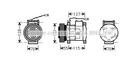 Компрессор, кондиционер AVA QUALITY COOLING JEAK032