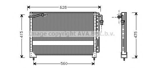 Конденсатор, кондиционер AVA QUALITY COOLING JR5010