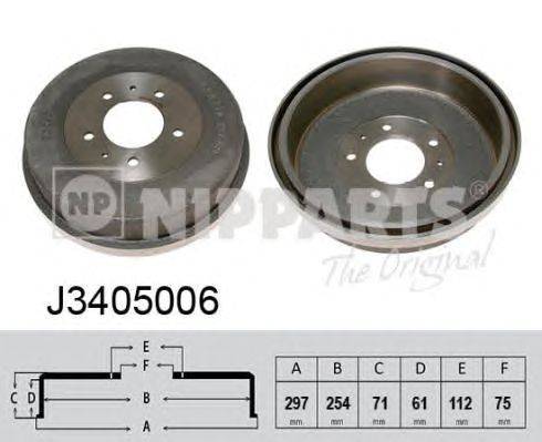 Тормозной барабан NIPPARTS J3405006