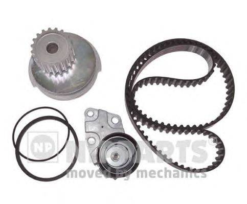 Водяной насос + комплект ручейковых ремней NIPPARTS N1160904