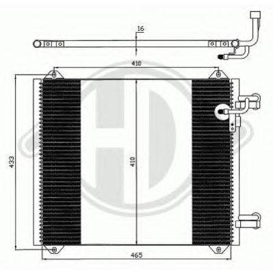 Конденсатор, кондиционер DIEDERICHS 8100500