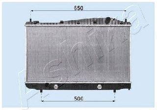 Радиатор, охлаждение двигателя ASHIKA RDA313023
