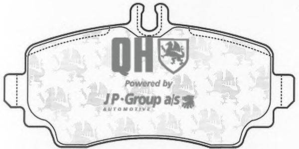 Комплект тормозных колодок, дисковый тормоз JP GROUP BP1073